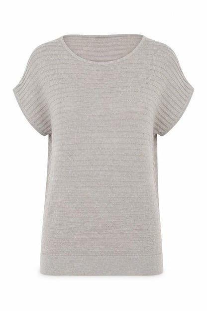 Damart Womens Beige Round Neck Viscose Pullover Jumper Size 14