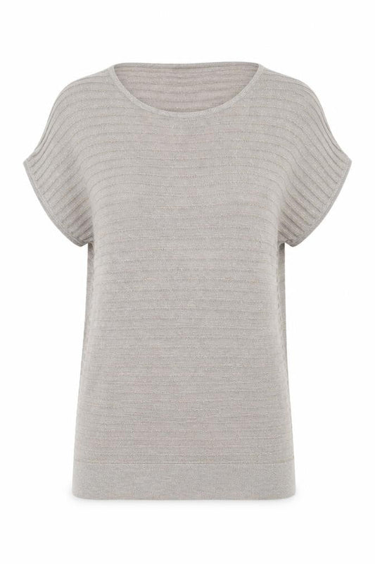 Damart Womens Beige Round Neck Viscose Pullover Jumper Size 14