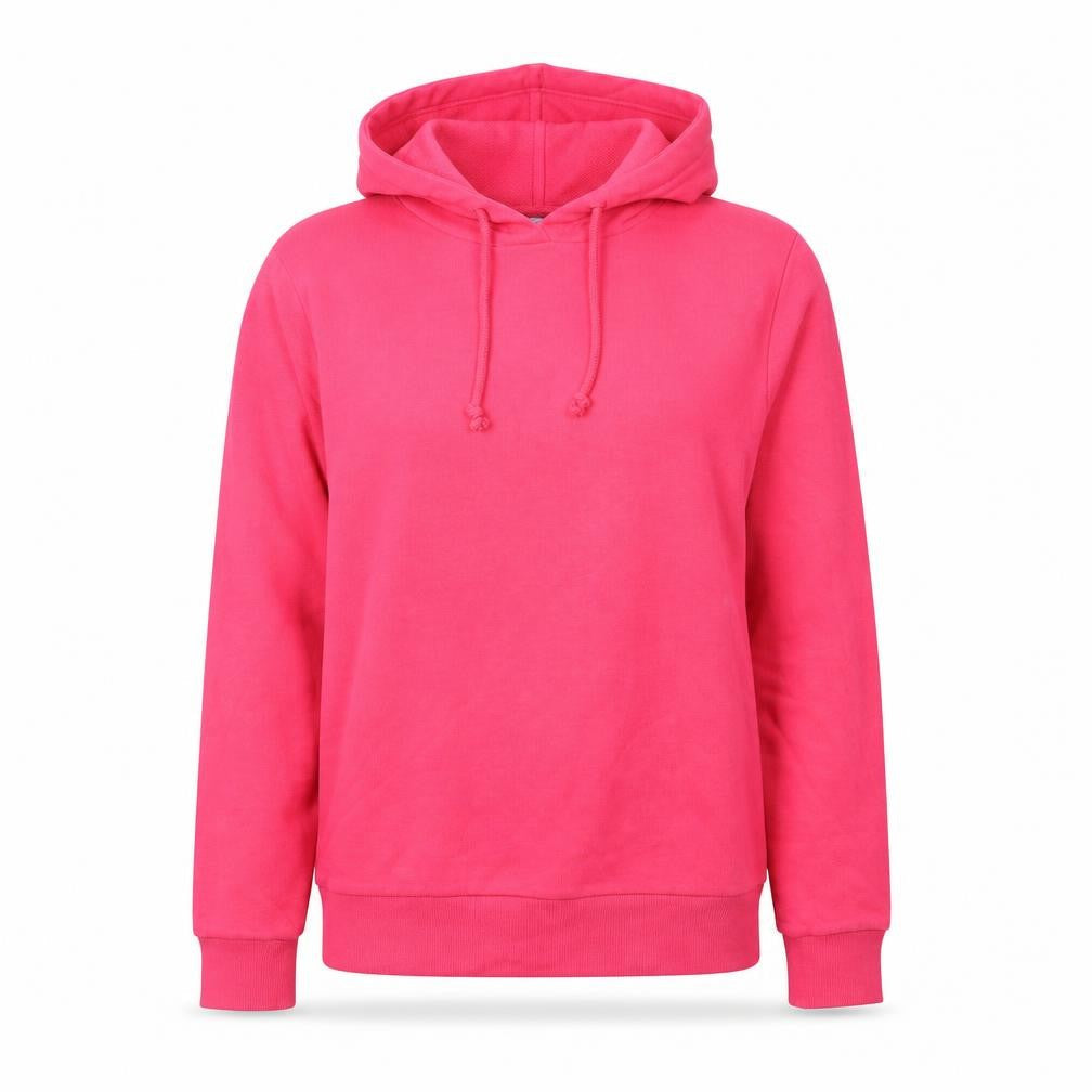 Marks & Spencer Womens Pink Cotton Pullover Hoodie Size 6 Pullover