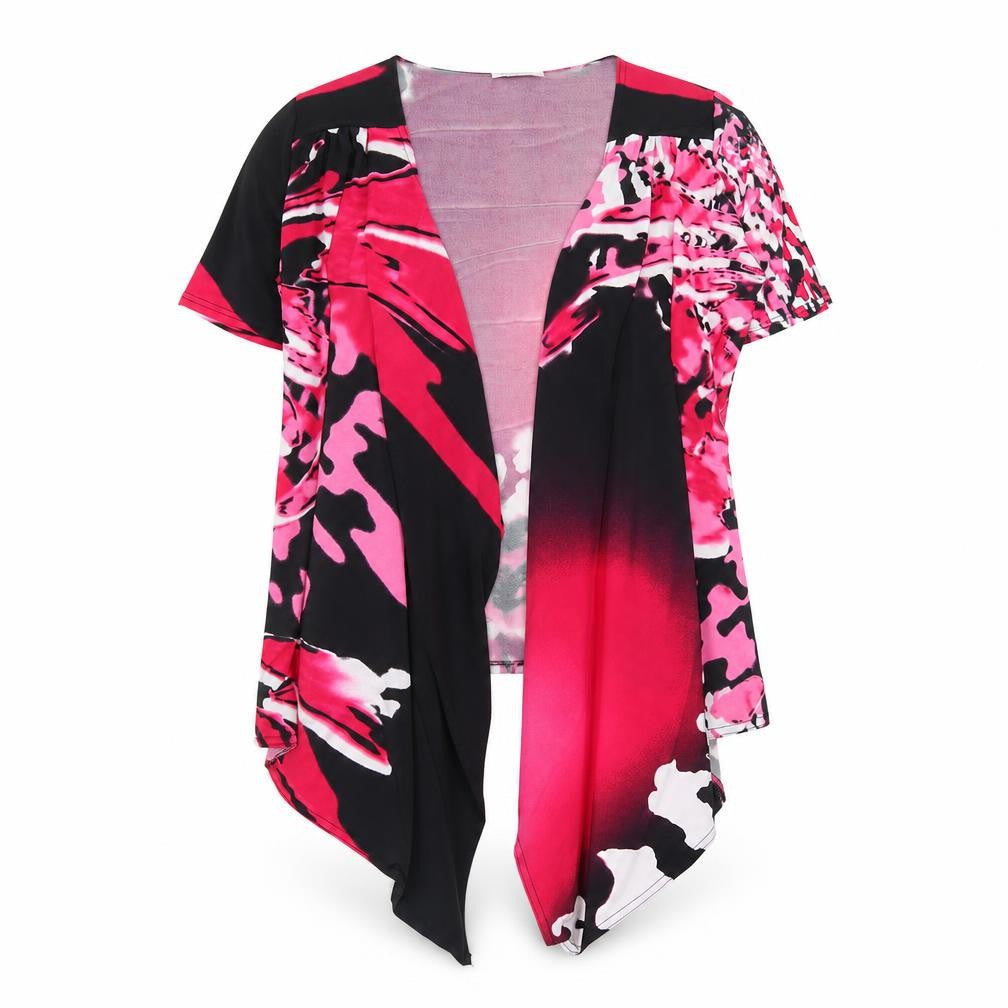 Anonymous Womens Pink V-Neck Polyester Cardigan Jumper Size 14