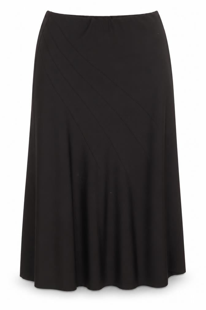 Mia Moda Womens Brown Polyester Swing Skirt Size 31 in