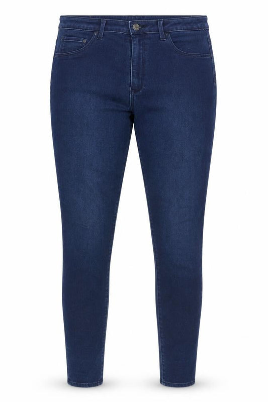 H&M Womens Blue Cotton Skinny Jeans Size 36 in Regular Zip