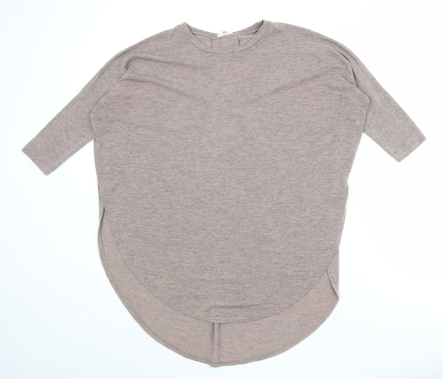 River Island Womens Pink Round Neck Polyester Pullover Jumper Size 10