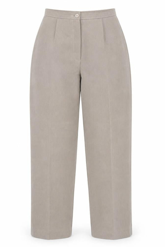 Country Casuals Womens Beige Polyester Trousers Size 10 Regular Zip