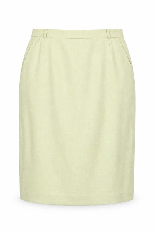 City Combi by Delmod Womens Green Wool A-Line Skirt Size 18 Zip