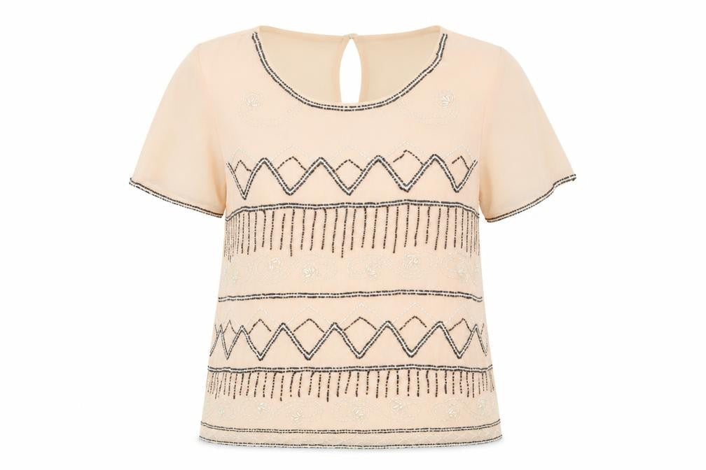 Lipsy Womens Pink Polyester Basic T-Shirt Size 10 Round Neck