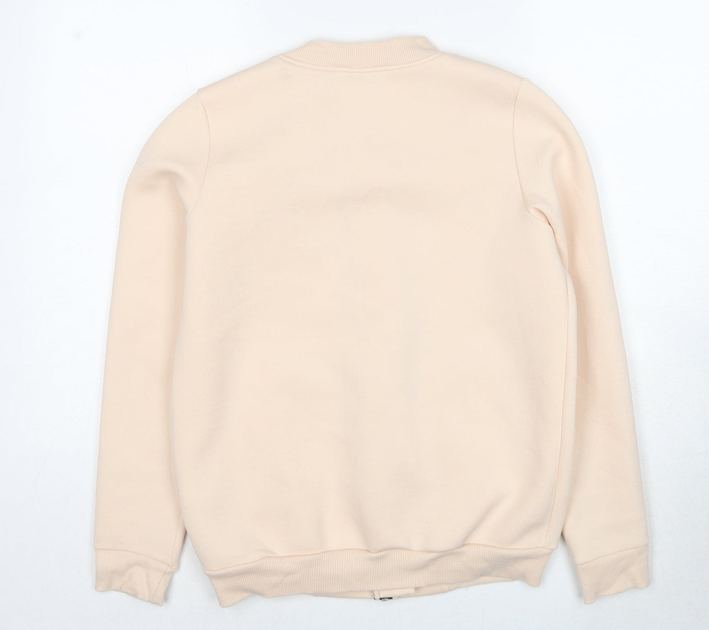 NEXT Womens Beige Viscose Full Zip Sweatshirt Size 8 Zip