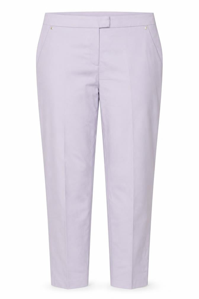 River Island Womens Pink Cotton Chino Trousers Size 12 Regular Zip