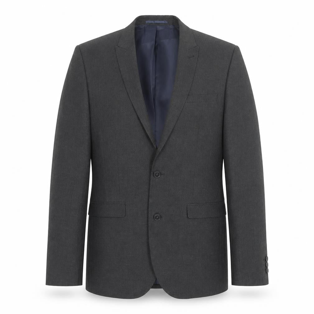 NEXT Mens Grey Polyester Jacket Suit Jacket Size 38 Regular
