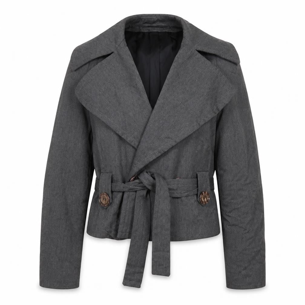 Sticky Fingers Womens Grey Jacket Size 10 Button