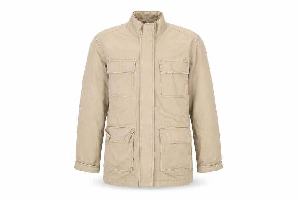 Divided by H&M Mens Beige Jacket Size S Zip