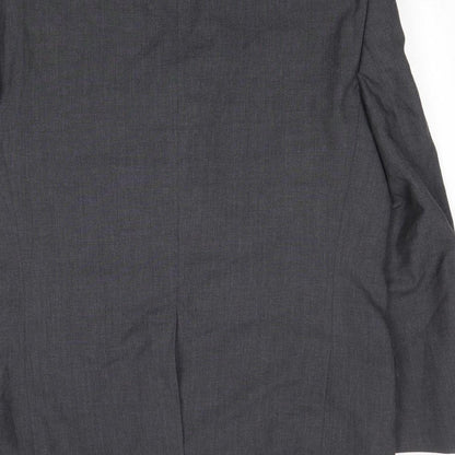 Next Mens Grey Wool Jacket Suit Jacket Size 42 Regular