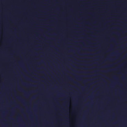 Together Womens Blue Polyester Jacket Suit Jacket Size 12
