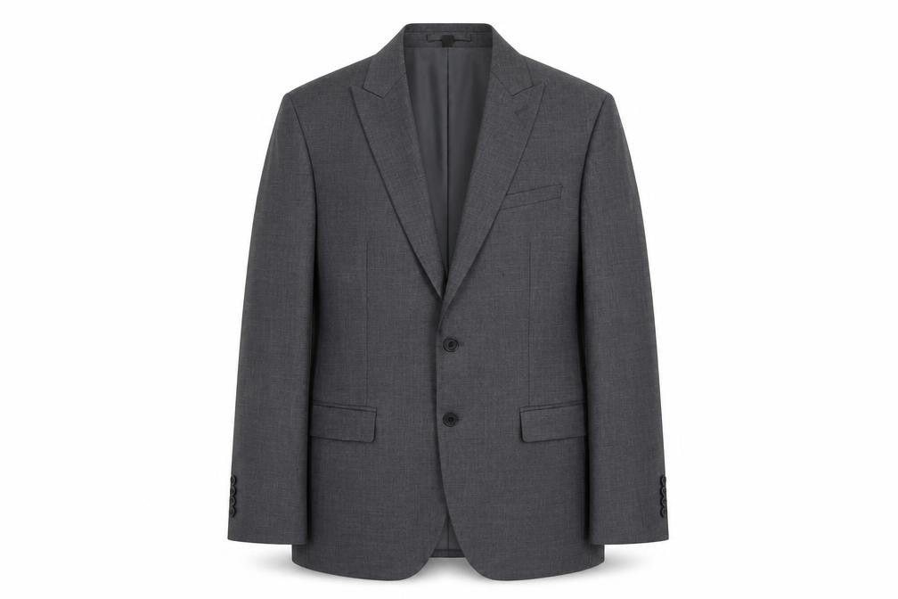 Marks & Spencer Mens Grey Polyester Jacket Suit Jacket Size XL Regular