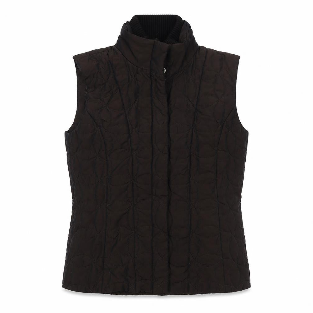 Alex & Co Womens Brown Gilet Jacket Size 10 Zip