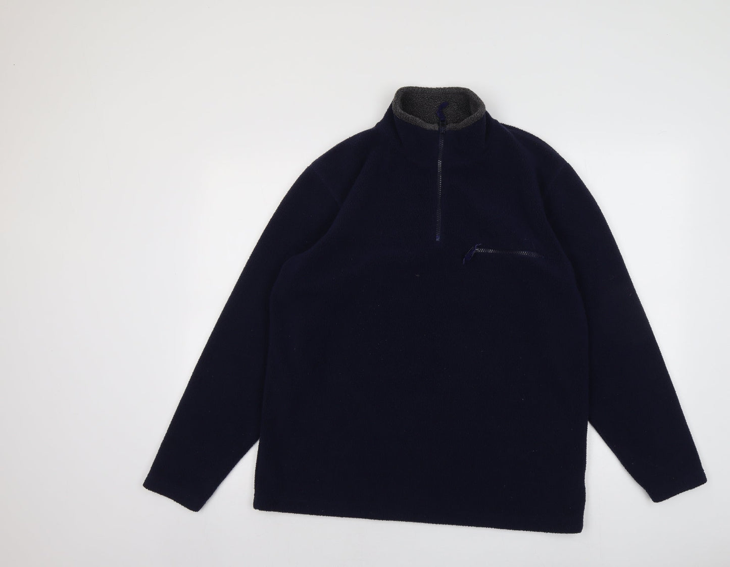 NEXT Mens Blue Polyester Pullover Sweatshirt Size S