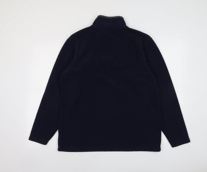 Next Mens Blue Polyester Pullover Sweatshirt Size S