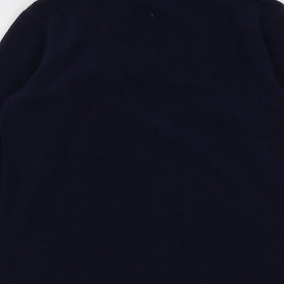 Next Mens Blue Polyester Pullover Sweatshirt Size S