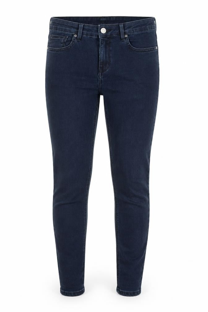 Mango Womens Blue Cotton Skinny Jeans Size 10 Regular Zip
