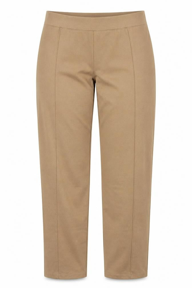 Simonton Says Womens Beige Polyester Trousers Size M Regular