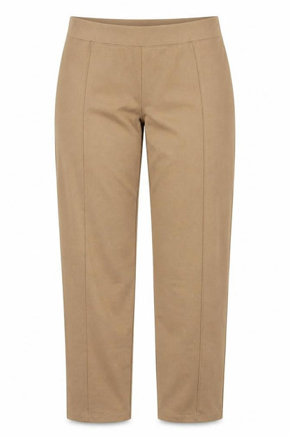 Simonton Says Womens Beige Polyester Trousers Size M Regular