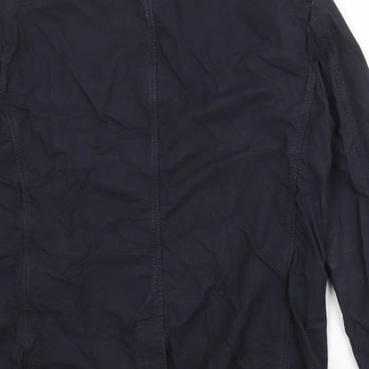Next Mens Blue Cotton Jacket Suit Jacket Size 46 Regular