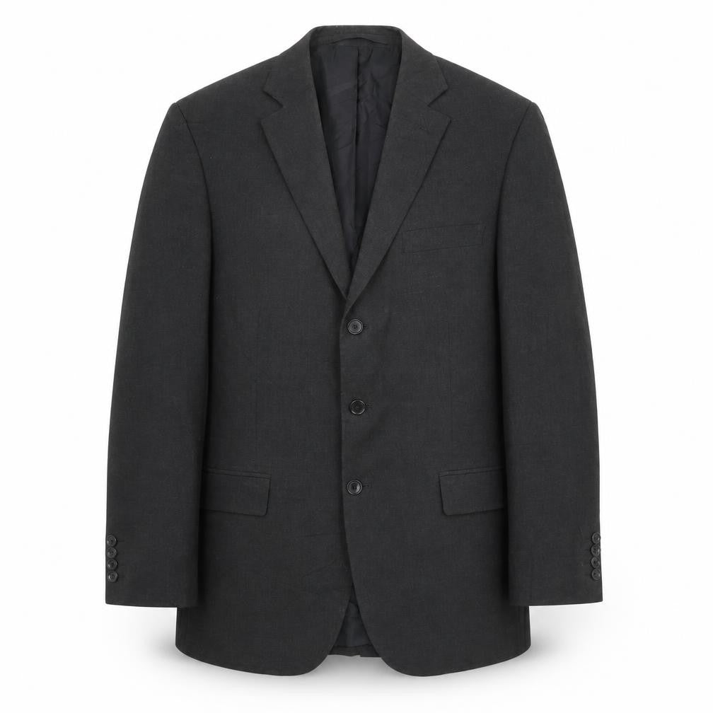 Marks & Spencer Mens Black Polyester Jacket Suit Jacket Size 40 Regular
