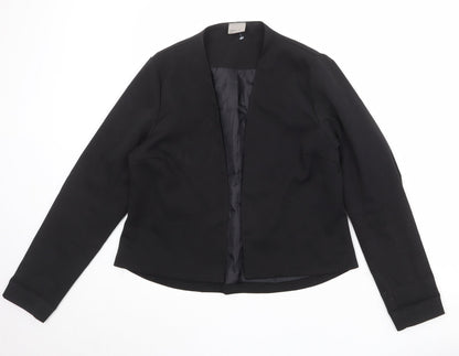 Vero Moda Womens Black Polyester Jacket Blazer Size 14 - Open