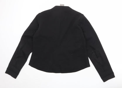 Vero Moda Womens Black Polyester Jacket Blazer Size 14 - Open