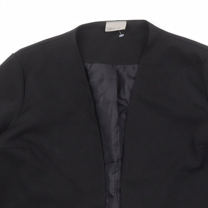 Vero Moda Womens Black Polyester Jacket Blazer Size 14 - Open