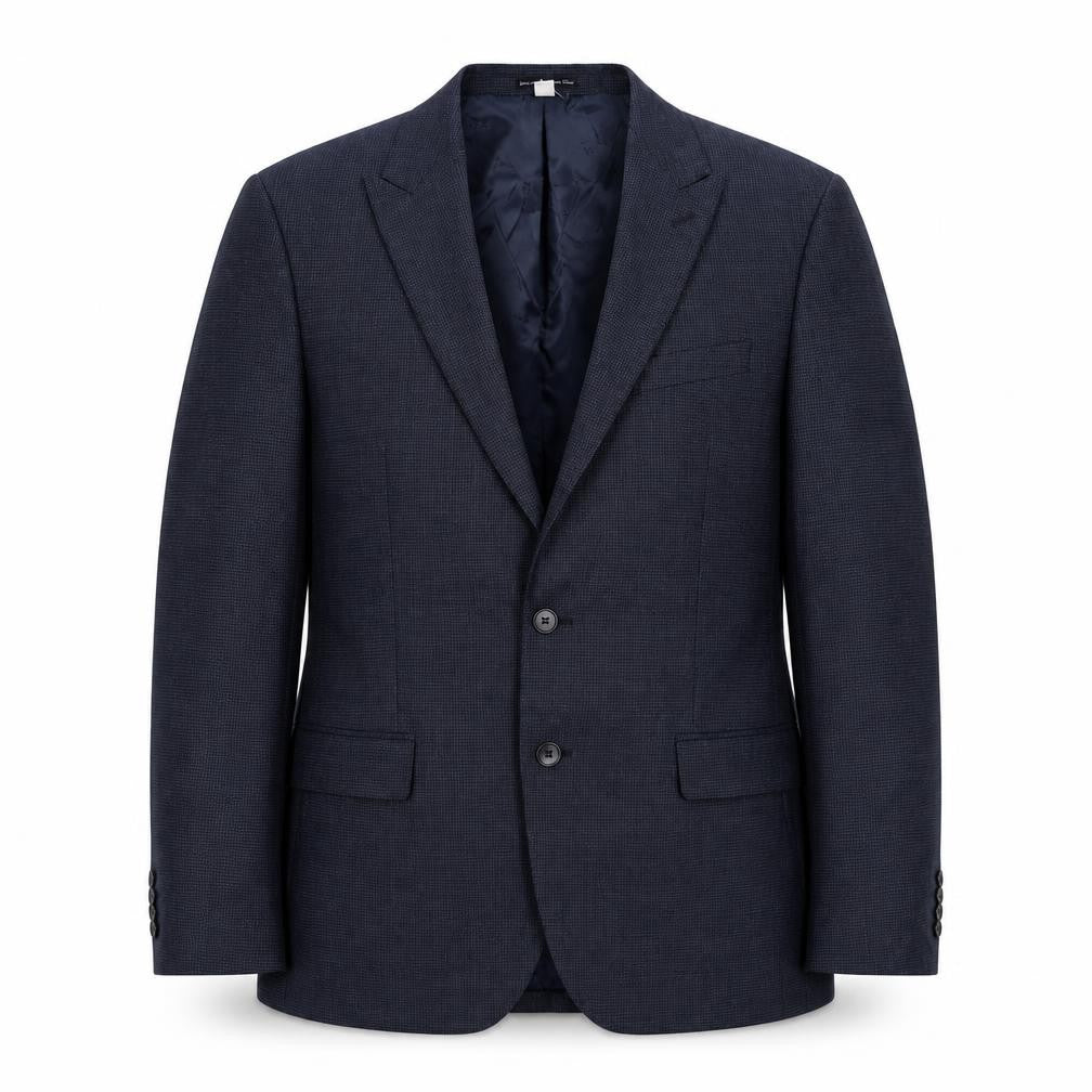Marks & Spencer Mens Blue Wool Jacket Suit Jacket Size 44 Regular