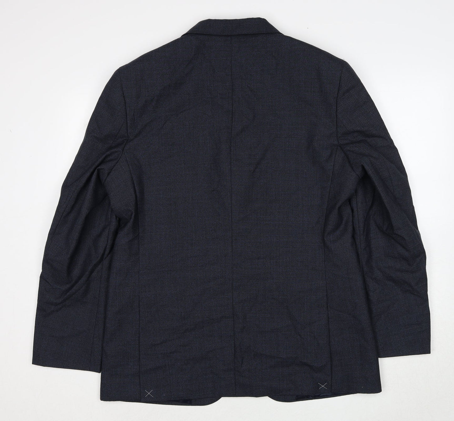 Marks and Spencer Mens Blue Wool Jacket Suit Jacket Size 44 Regular