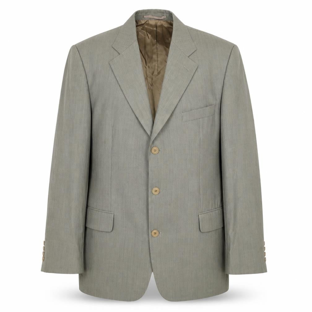 Odermark Mens Beige Wool Jacket Suit Jacket Size 44 Regular