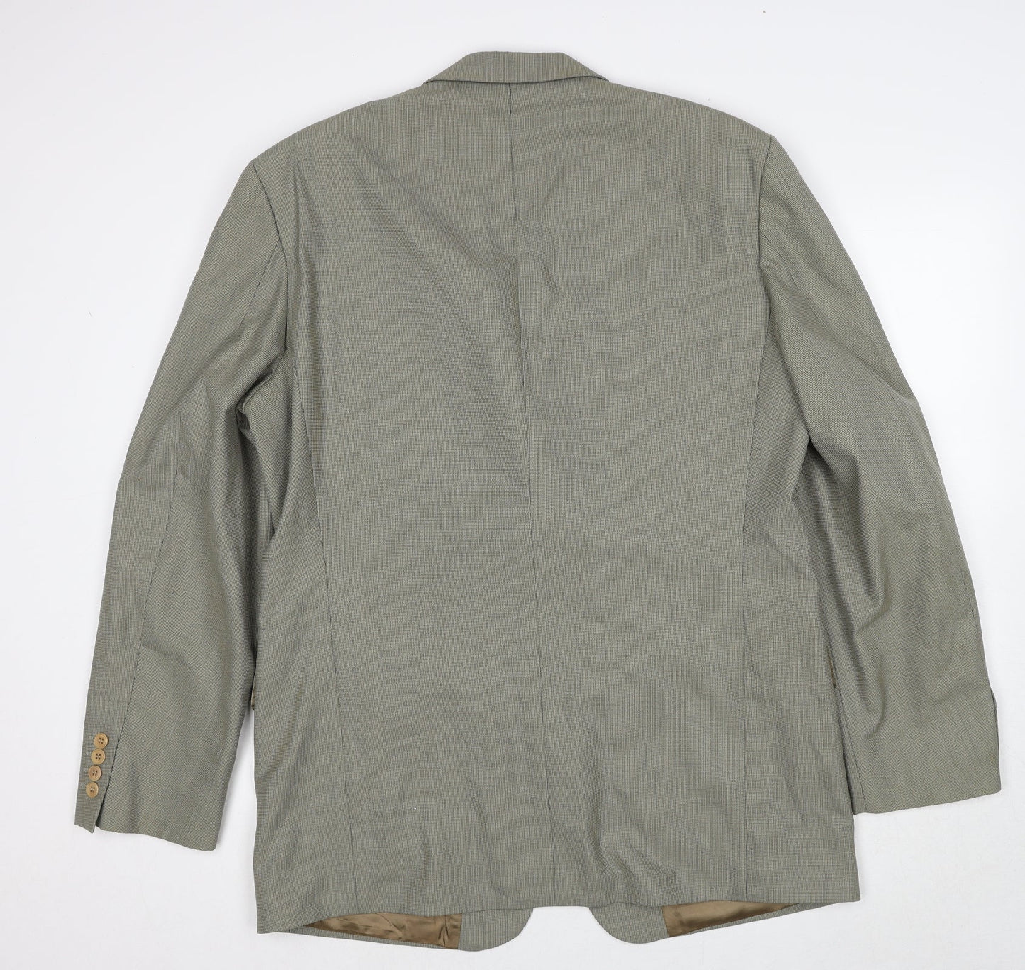 Odermark Mens Beige Wool Jacket Suit Jacket Size 44 Regular