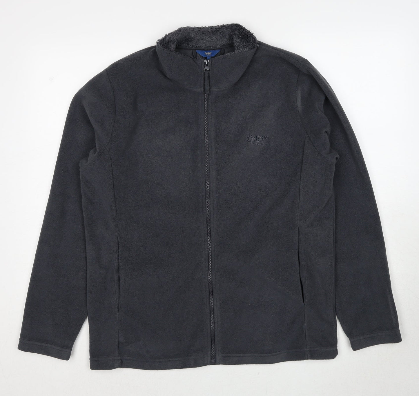 Cotton Traders Mens Grey Jacket Size M Zip