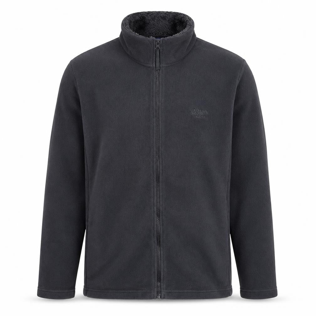 Cotton Traders Mens Grey Jacket Size M Zip