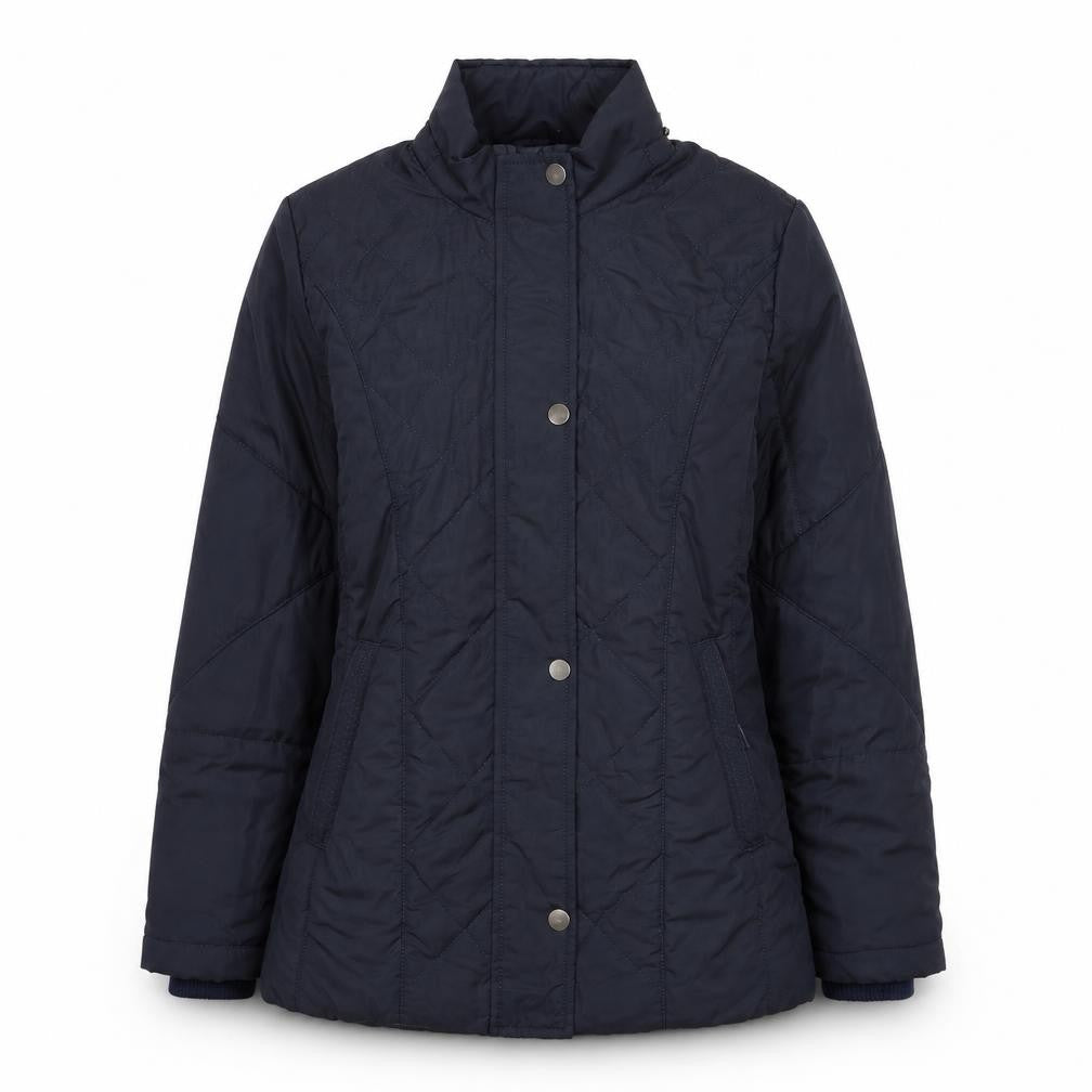 K.Style Womens Blue Jacket Size M Zip