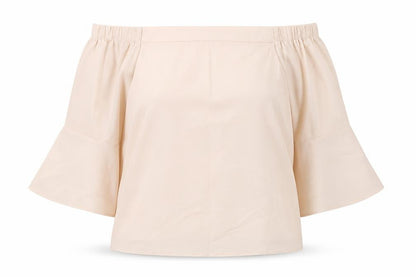 Dorothy Perkins Womens Pink Polyester Basic Blouse Size 8 Off the Shoulder