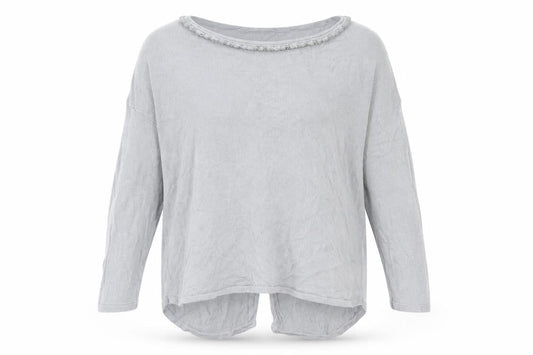 Oasis Womens Blue Boat Neck Viscose Pullover Jumper Size M
