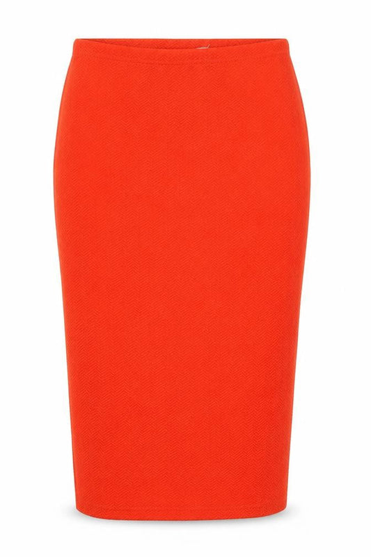 Glamorous Womens Orange Polyester Straight & Pencil Skirt Size S