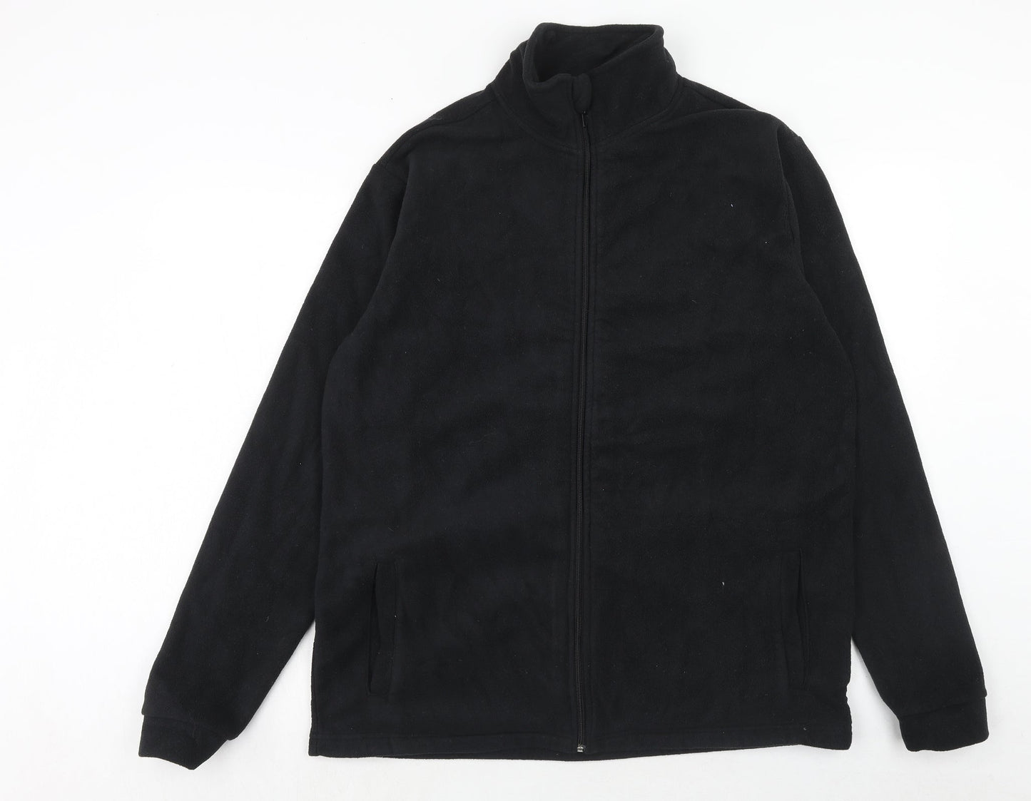 Huston Harbour Mens Black Jacket Size L Zip
