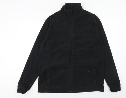 Huston Harbour Mens Black Jacket Size L Zip