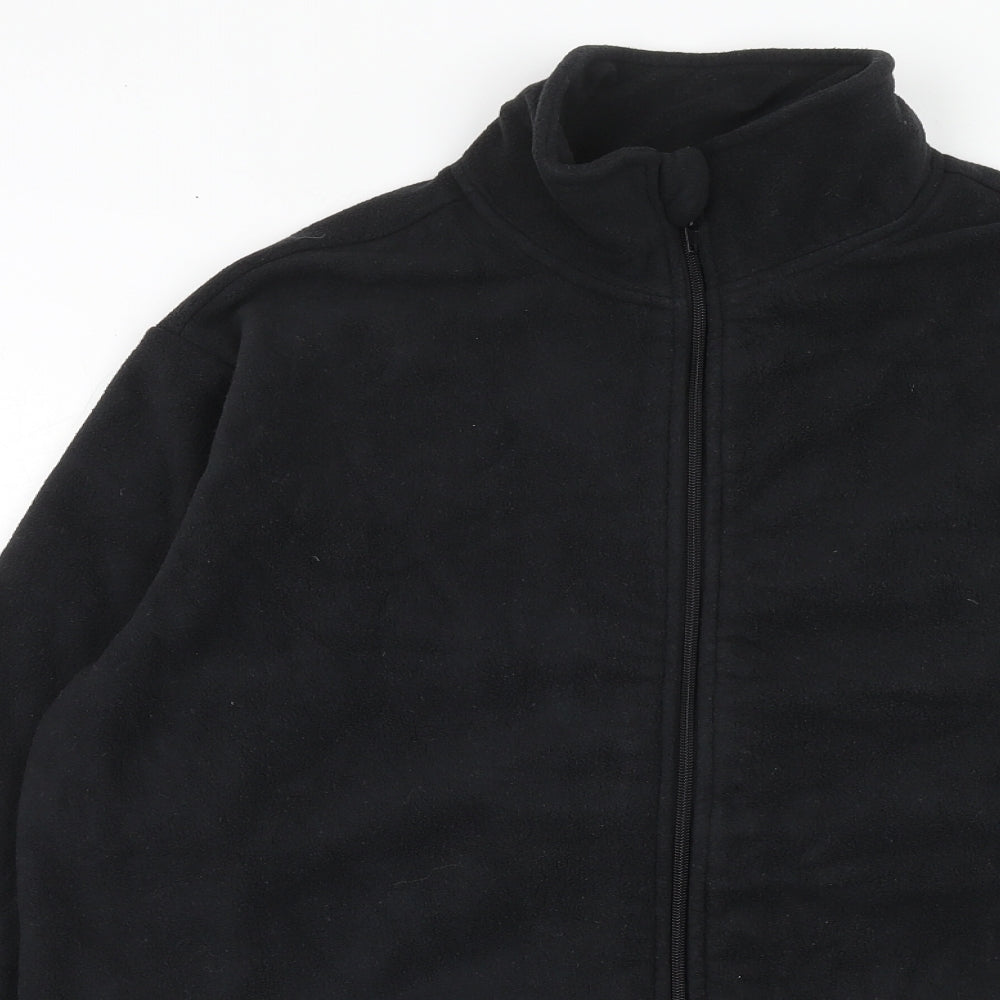 Huston Harbour Mens Black Jacket Size L Zip