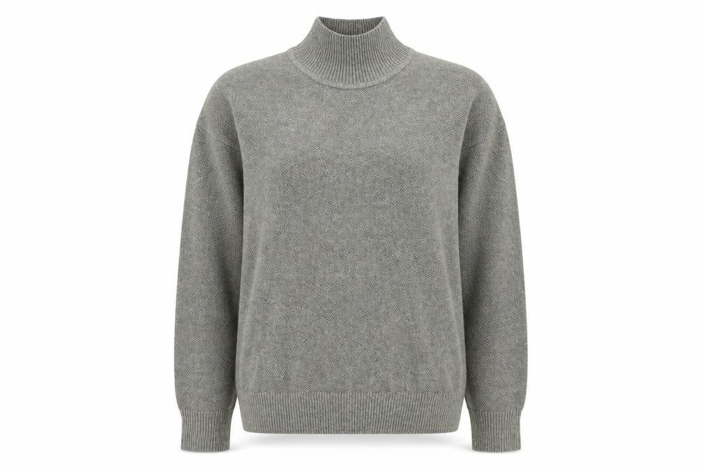 Marks & Spencer Womens Green High Neck Polyester Henley Jumper Size S