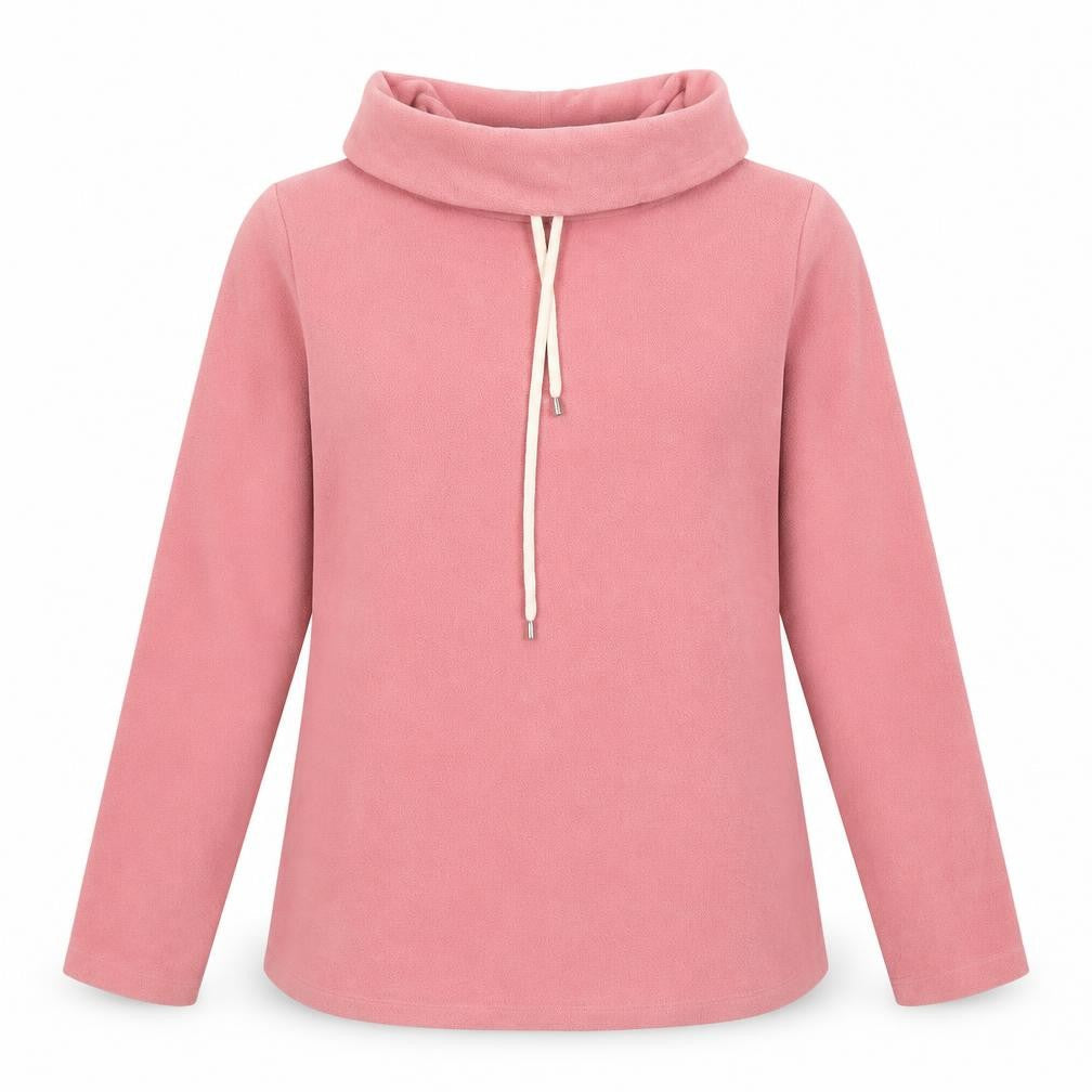 D&Co. Womens Pink Polyester Pullover Sweatshirt Size M Pullover