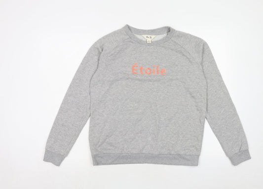 Per Se Womens Grey Cotton Pullover Sweatshirt Size S Pullover - Etoile