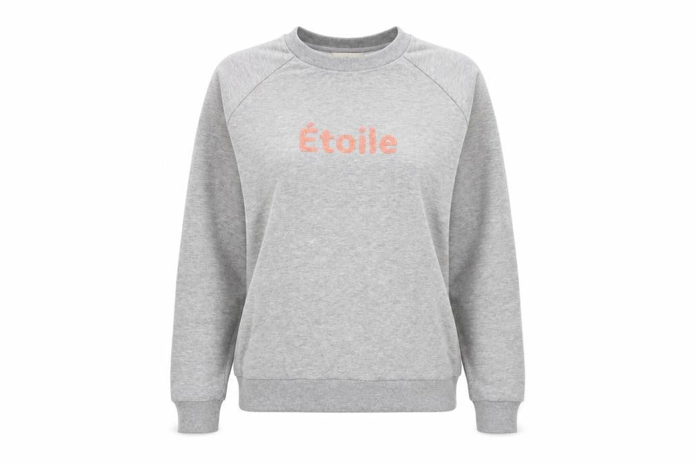 Per Se Womens Grey Cotton Pullover Sweatshirt Size S Pullover - Etoile