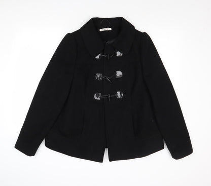 Select Womens Black Jacket Size 14 Toggle
