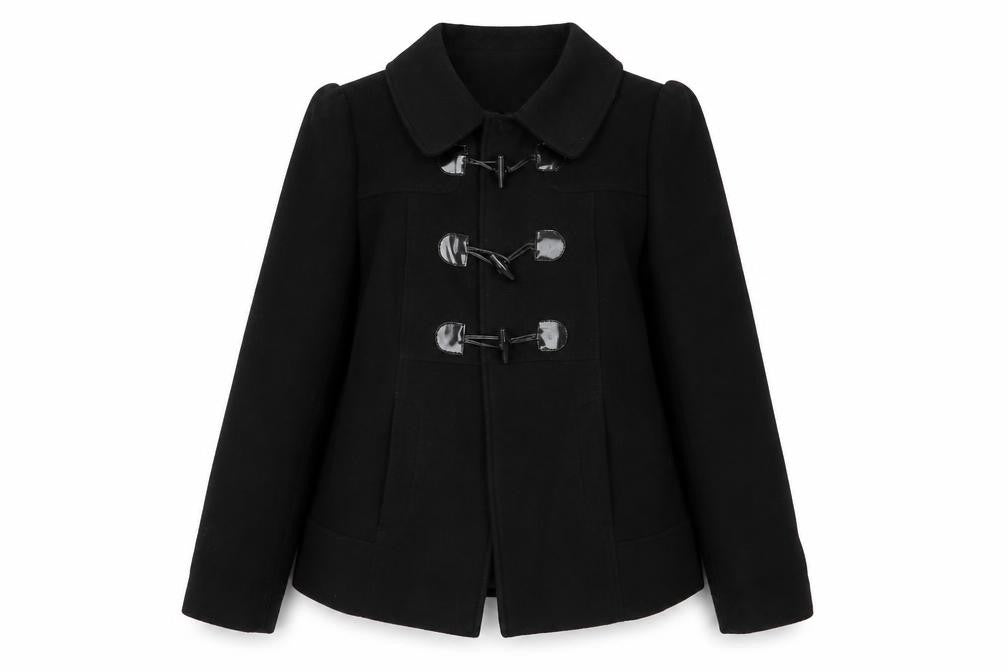 Select Womens Black Jacket Size 14 Toggle