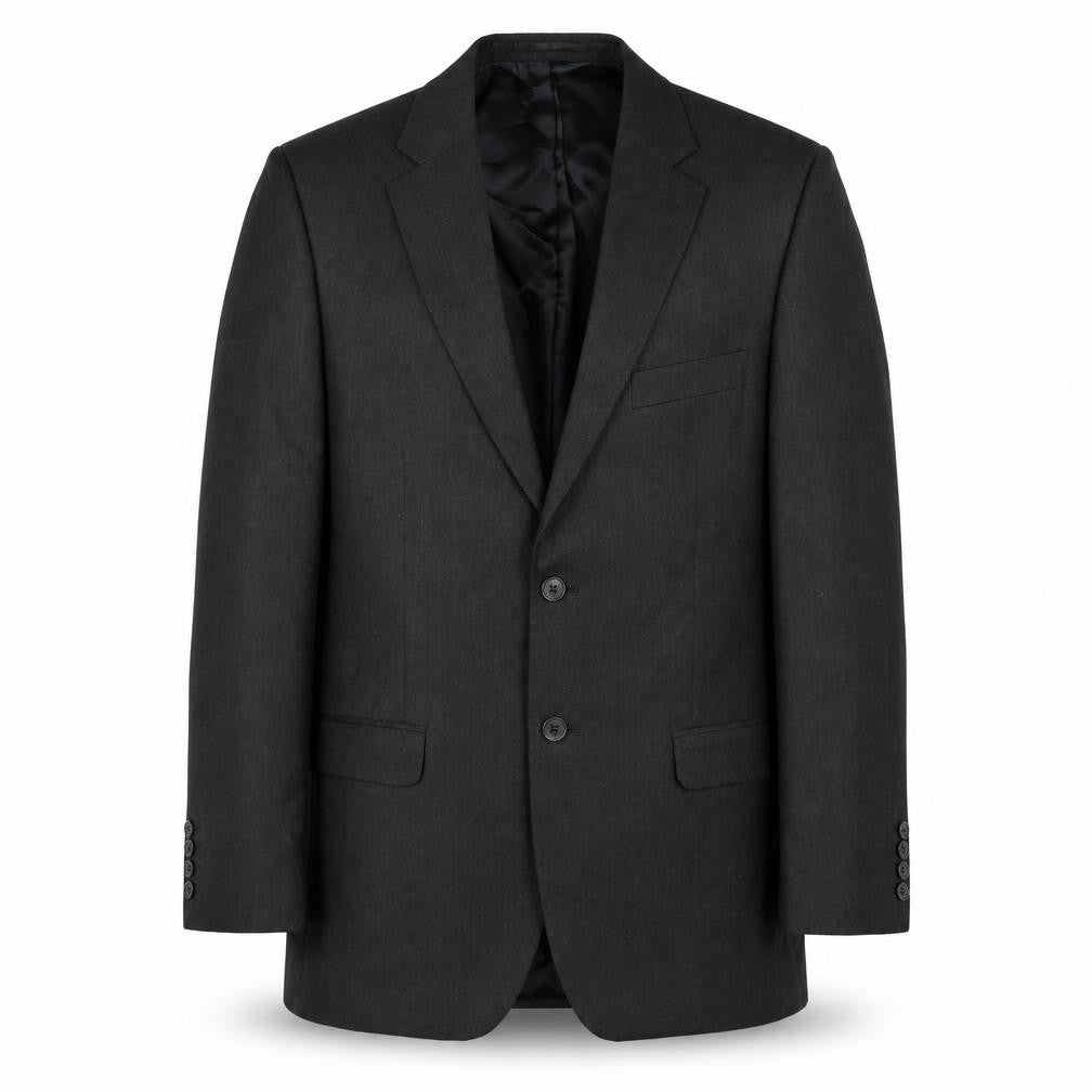 Burton Mens Grey Polyester Jacket Suit Jacket Size 40 Regular